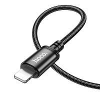 Dây sạc Hoco X89 1M cho Iphone sạc nhanh 2.4A chính hãng bọc dù siêu bền đẹp