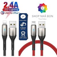 Dây sạc nhanh Baseus B01 chính hãng dòng 2.4A thiết kế siêu bền bỉ kèm đèn LED hiển thị hiện đại