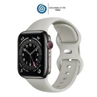 Dây Silicone chất lượng cho Apple Watch Series 1 đến 10 Ultra 49mm hàng nhập khẩu bền đẹp