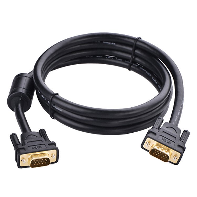 Dây tín hiệu VGA Ugreen 11632 chính hãng 5m bảo vệ tối ưu với nhiều lớp bọc chống nhiễu từ