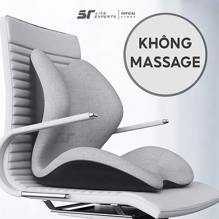 Đệm tựa lưng Sairui massage chườm nóng giải pháp tối ưu cho người đau mỏi cột sống mãn tính