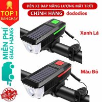 Đèn pha xe đạp dododios bốn chế độ sáng kèm còi báo động chính hãng bảo hành dài hạn