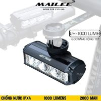 Đèn xe đạp 3 bóng UH-1000 thiết kế nhỏ gọn hiệu năng chiếu sáng vượt trội