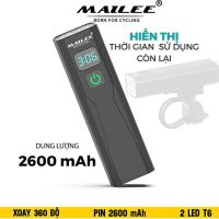 Đèn xe đạp BC-10 Mai Lee tích hợp màn hình thông minh và cổng sạc dự phòng tiện dụng