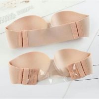 Định Hình Vòng Một Quyến Rũ Bằng Áo Ngực Su Cúp Ngang Dây Lưng Trong Suốt