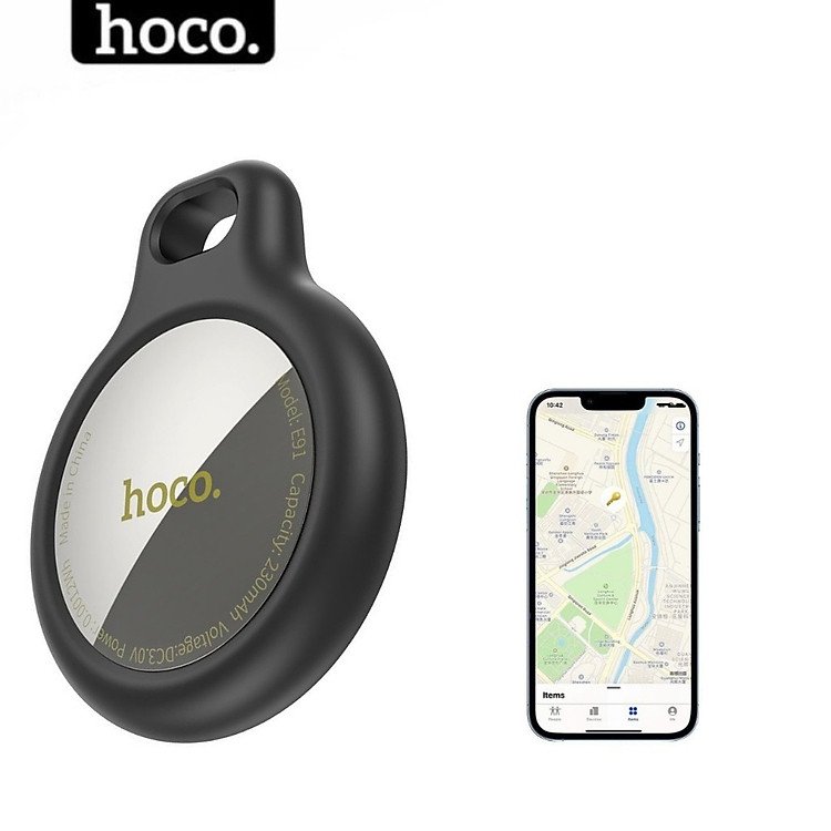 Định vị GPS Hoco E91 phiên bản mới nhất định vị vật dụng chính xác trên phạm vi toàn cầu
