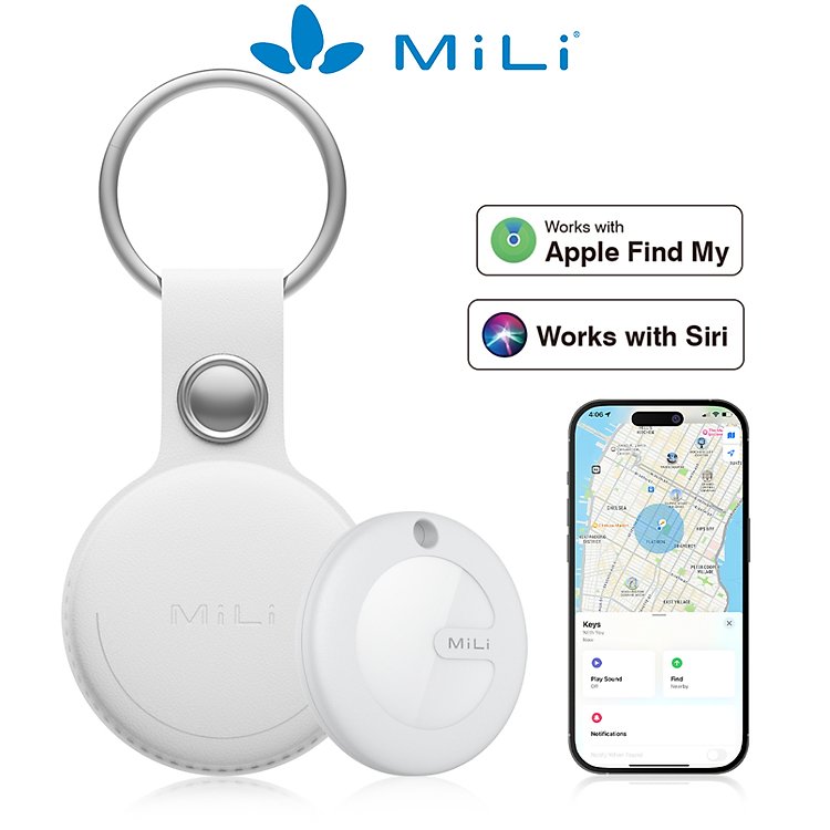 Định vị MiLi MiTag HD-P16 chính hãng kết nối Find My dễ dàng quản lý đồ dùng cá nhân