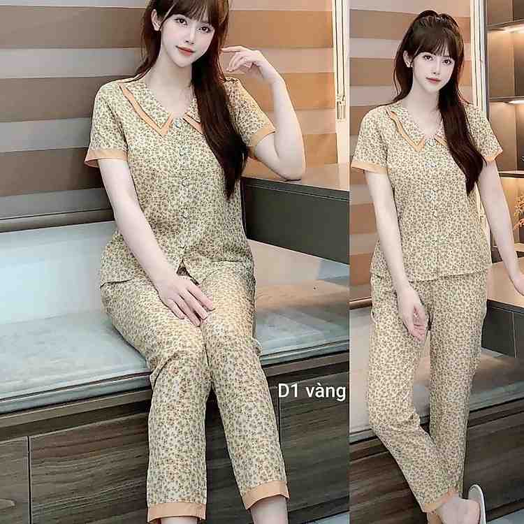 Đồ bộ mặc nhà chất lượng xuất khẩu đường may tinh tế đảm bảo độ bền cao