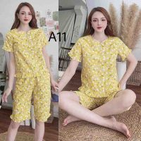 Đồ bộ mặc nhà mẫu lửng chất kate Hàn chính hãng giá tốt nhất thị trường