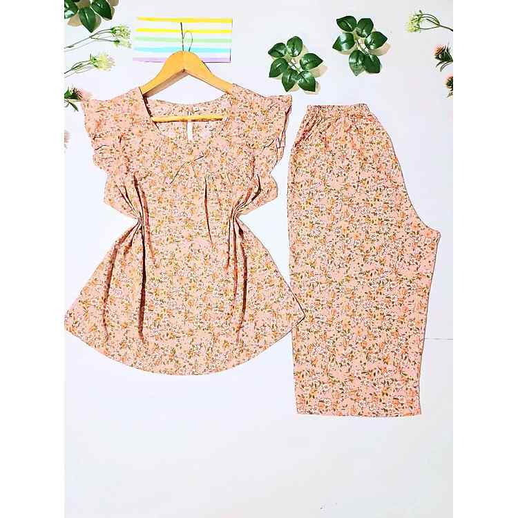 Đồ bộ Tole lửng nhung phối màu đẳng cấp mang lại sự tự tin và thoải mái suốt ngày dài
