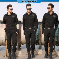 Đồ Lính Mỹ US ARMY Nam Thiết Kế Nhiều Túi Hộp Tiện Dụng Tặng Dây Lưng Vải Kaki