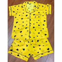 Đồ mặc nhà mùa hè ngắn tay cotton organic an toàn sức khỏe thân thiện môi trường