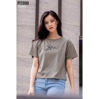 Đổi mới diện mạo mỗi ngày với mẫu áo thun PT cổ tròn nữ thanh lịch và cuốn hút