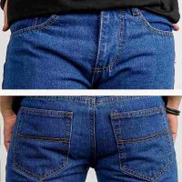 Đổi mới phong cách cá nhân với quần jean nam ống suông Muidoi Q63 màu xanh đậm