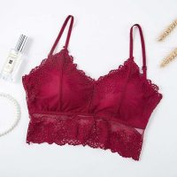 Đổi Mới Phong Cách Nội Y Với Áo Bra Ren Hoa Mềm Dáng Lửng Quý Phái