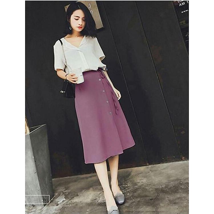 Đón đầu phong cách tối giản mà đẳng cấp cùng siêu phẩm chân váy Anni phối nút