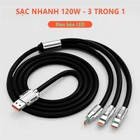 Dòng cáp sạc nhanh eXtreme DS5301 3 đầu đa năng công suất 6A hàng chính hãng bảo hành uy tín