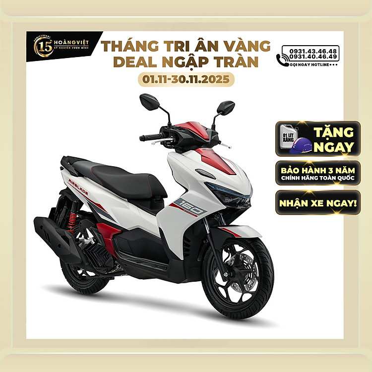 Động Cơ 160cc Bứt Phá Tốc Độ Trên Honda Air Blade 2026 Phiên Bản Thể Thao Mới