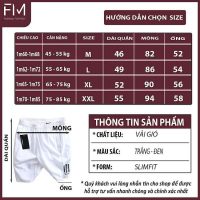 Đồng hành cùng mọi thử thách với quần short nam thể thao ba sọc cao cấp FORMEN SHOP FMPS153