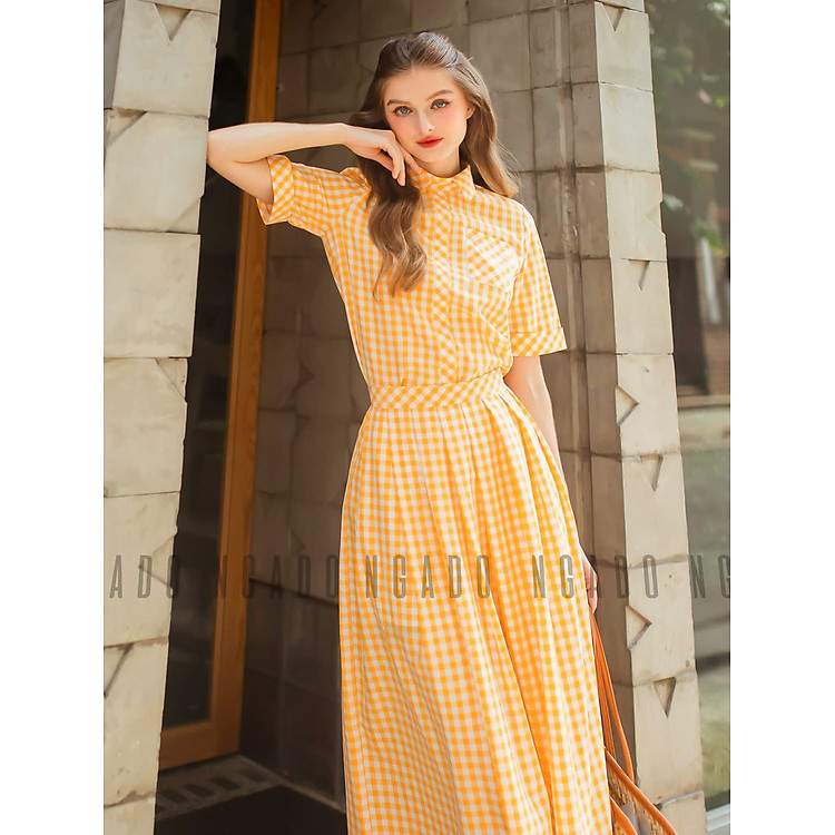 Đừng bỏ lỡ cơ hội sở hữu set sơ mi caro vàng NGADO phiên bản giới hạn đầy ấn tượng