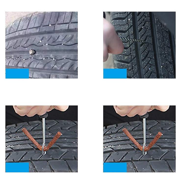 Dụng cụ vá xe máy và xe đạp không ruột nhập khẩu thiết kế tối ưu cực bền