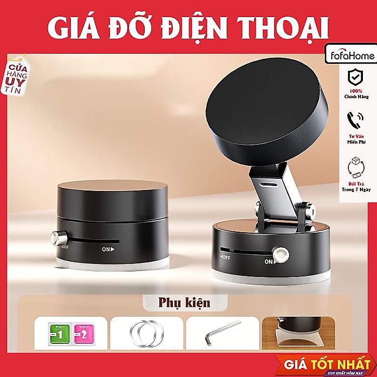 Giá đỡ điện thoại hút chân không nhập khẩu độ bền cao tối ưu cho mọi nhu cầu sử dụng