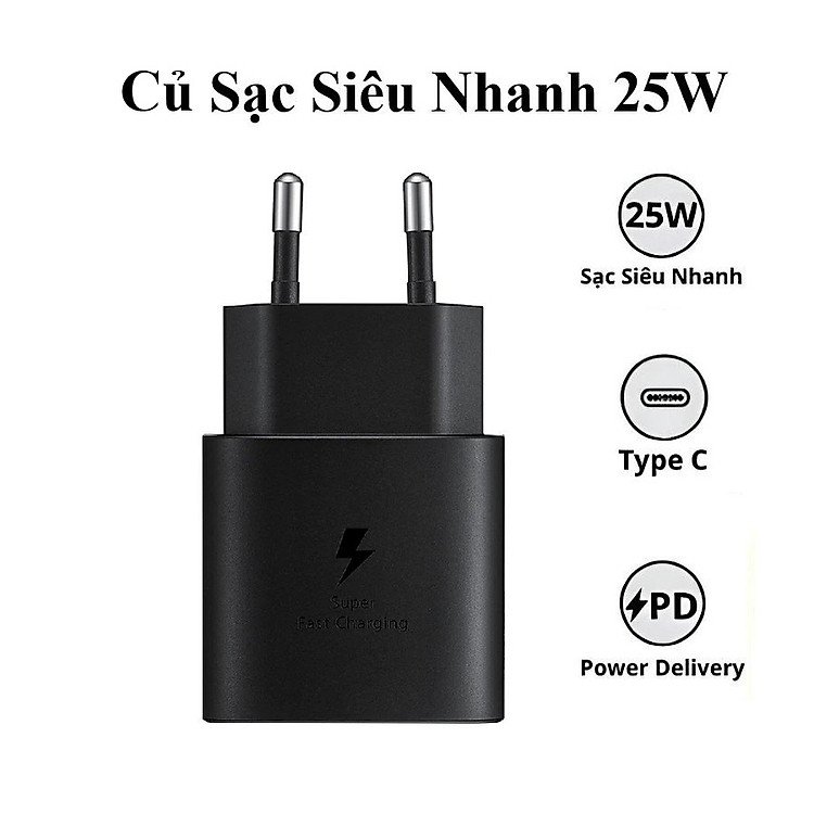 Giải pháp sạc siêu nhanh 25W chuẩn Type C thông minh cho Samsung và các dòng điện thoại hiện nay