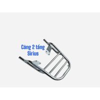 Giải pháp tân trang xe Sirius bằng cảng sau inox 2 tầng 3 sọc chất lượng