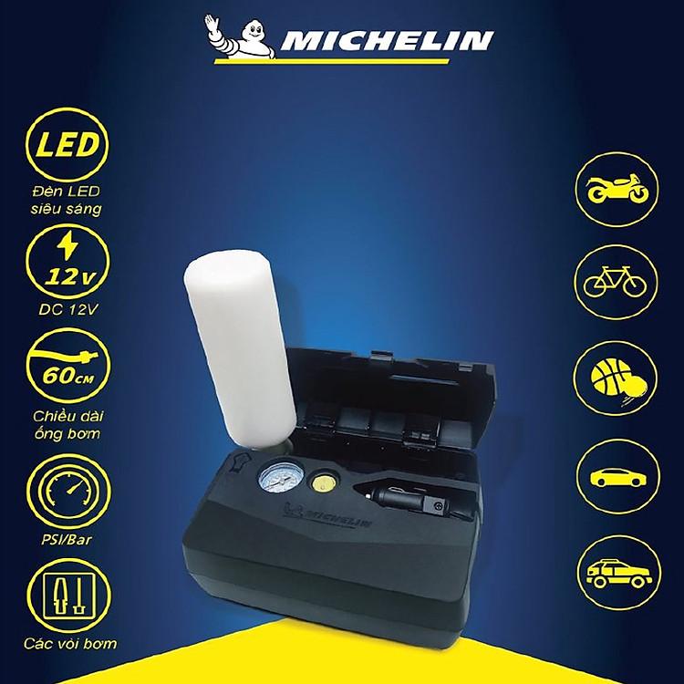 Giải pháp xử lý lốp xẹp với máy bơm Michelin 5818 kèm keo tự vá
