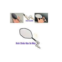 Gương Airblade chân xoay 360 inox 304 phụ kiện thay thế hoàn hảo cho xe máy răng thuận bên trái