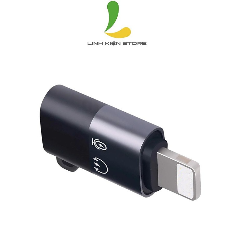 Jack chuyển Gochek Type C sang iOS thiết kế kim loại chắc chắn hỗ trợ microphone thu âm
