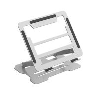 Kệ đỡ laptop nhôm tản nhiệt hàng nhập khẩu sang trọng giúp không gian làm việc gọn gàng