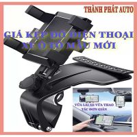 Kẹp giữ điện thoại xe hơi cao cấp xoay 360 độ gắn gương chiếu hậu và taplo tiện dụng