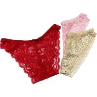 Khám phá vẻ đẹp nữ tính cùng set 05 quần lót ren chữ V mẫu 02 sang chảnh