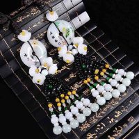 Khánh Treo Xe Ô Tô Đồng Xu May Mắn Họa Tiết Vẽ Tay Đậm Chất Phong Thủy
