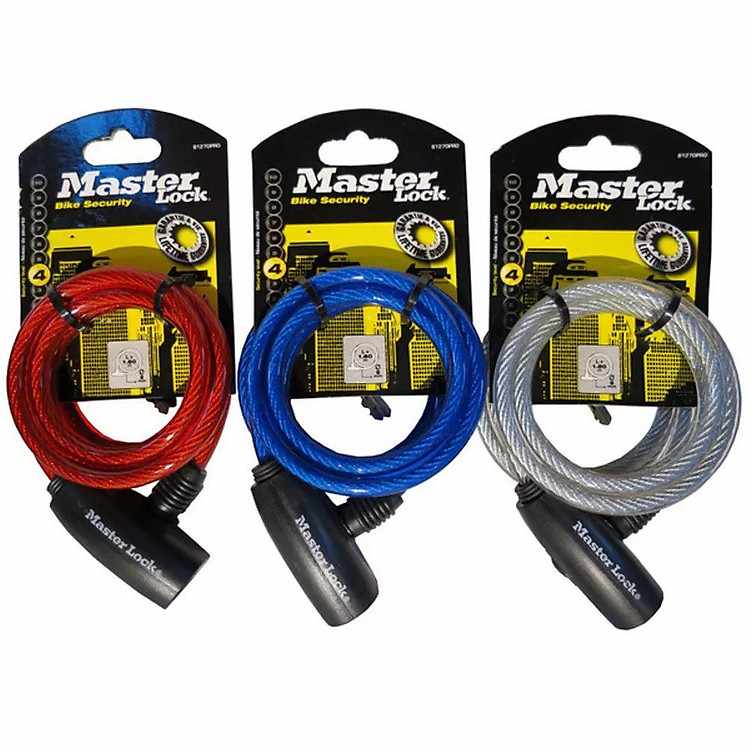 Khóa dây xe đạp Master 8127 đem lại sự yên tâm tuyệt đối cho mọi chuyến đi xa