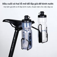 Khung giá đỡ bình nước đôi YQ-08 phiên bản lớn kết hợp túi hậu xe đạp ổn định mọi địa hình