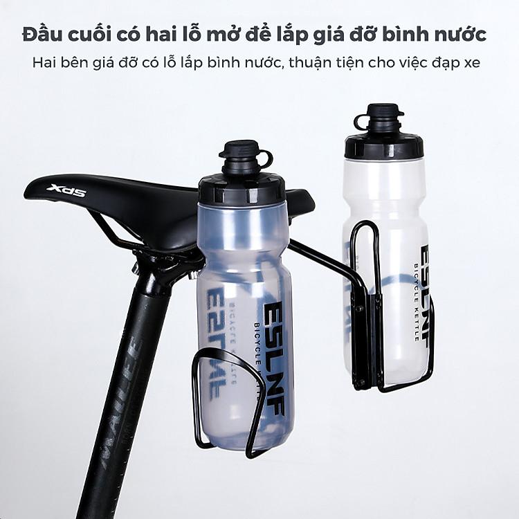 Khung giá đỡ bình nước đôi YQ-08 phiên bản lớn kết hợp túi hậu xe đạp ổn định mọi địa hình