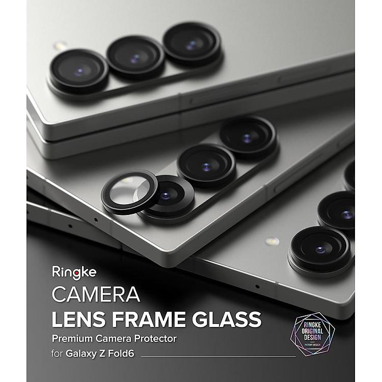 Kính bảo vệ ống kính Ringke Lens Frame Glass cho Samsung Galaxy Z Fold 7 thiết kế sang trọng hàng chính hãng