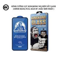 Kính Cường Lực Kingkong 3D iPhone Full Màn Hình Hộp Sắt Chính Hãng Độ Trong Suốt Sắc Nét