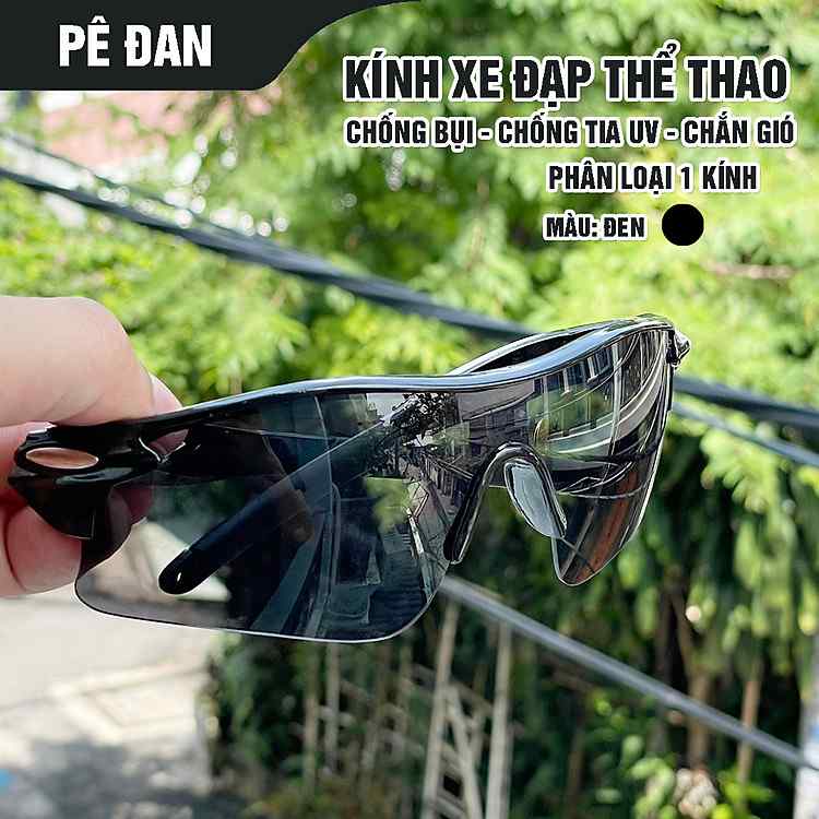 Kính xe đạp chuyên nghiệp Polarized kèm gọng cận và 5 tròng kính đa năng cho mọi địa hình