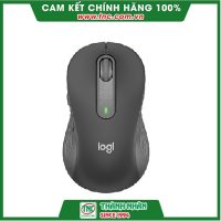 Logitech Signature M650 màu xám đen chuột không dây bền bỉ tích hợp công nghệ kết nối an toàn