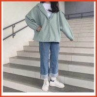 Lựa chọn áo hoodie nỉ nam nữ form rộng có khóa kéo cho phong cách năng động mỗi ngày