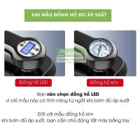 Máy hút bụi ô tô đa năng 4 trong 1 tích hợp bơm hơi lốp xe và đèn pin siêu sáng