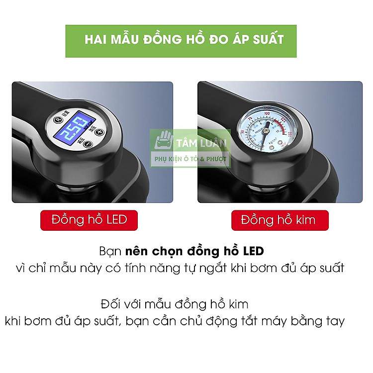 Máy hút bụi ô tô đa năng 4 trong 1 tích hợp bơm hơi lốp xe và đèn pin siêu sáng