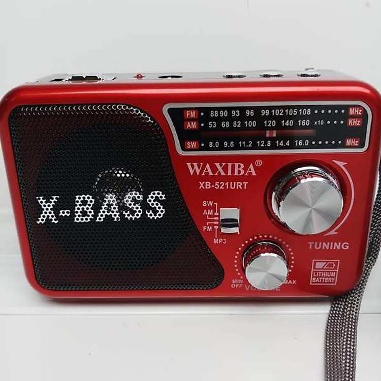 Máy Nghe Nhạc Radio Waxiba XB-521URT Đa Năng Giao Màu Ngẫu Nhiên Cam Kết Hàng Chính Hãng