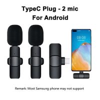 Micro thu âm không dây 2 người dùng cho điện thoại Android cổng Type C hỗ trợ quay phim và livestream sắc nét