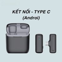 Micro thu âm không dây Type C hàng nhập khẩu cho điện thoại Android và máy tính bảng chuyên nghiệp