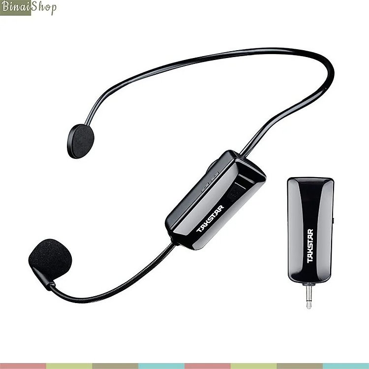 Micro trợ giảng Takstar HM 200W gài tai sóng UHF ổn định pin lâu 6 giờ liên tục