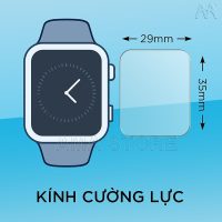 Miếng dán cường lực hàng nhập khẩu cho đồng hồ Y85 Y96 Y79 Y92 kích thước 29x35mm